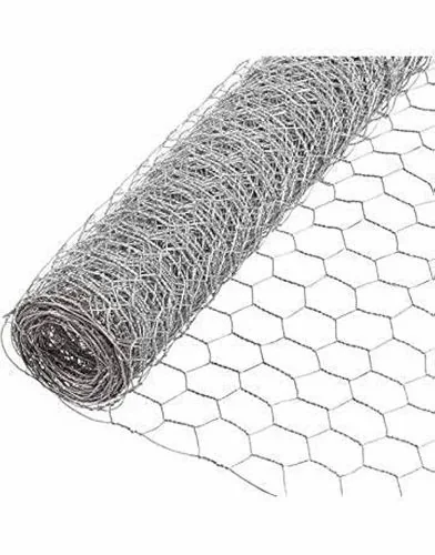 Roll of hexagonal poultry wire netting