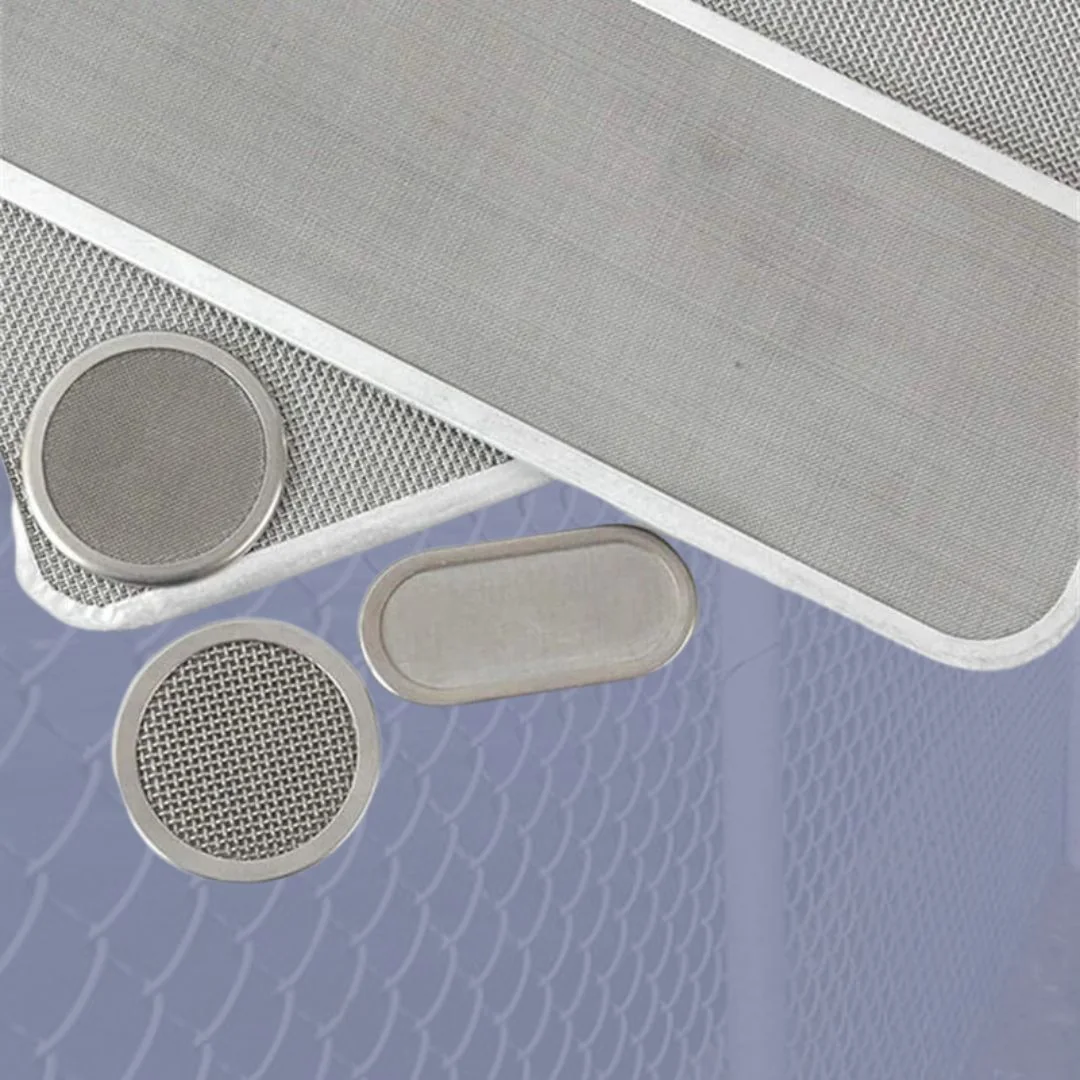 Mesh filter discs and screen components