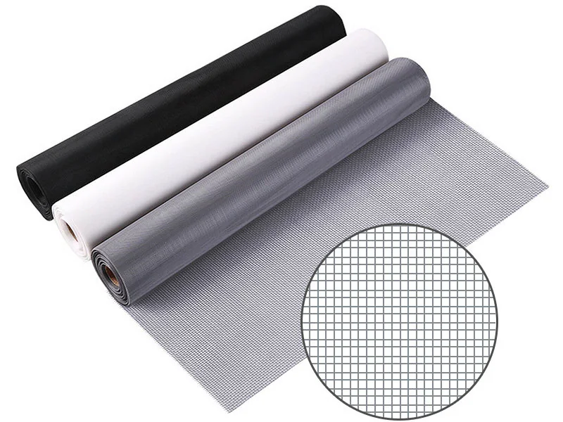 Steel Plast mosquito-screen rolls; PVC-coated SS 304 variant