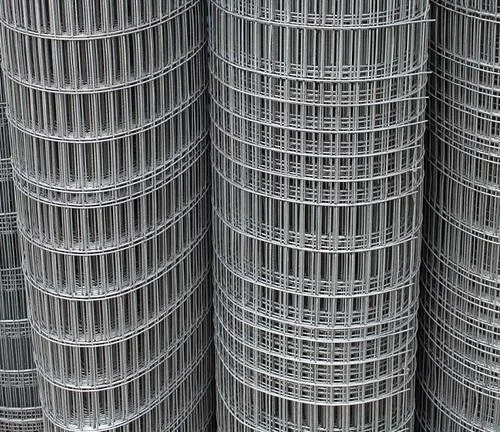 Rolls of welded wire mesh